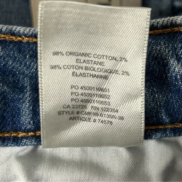 Aritzia Denim Forum Angelica High Rise Slim Jeans Pin Up Wash Size 24 NWT - Picture 10 of 14
